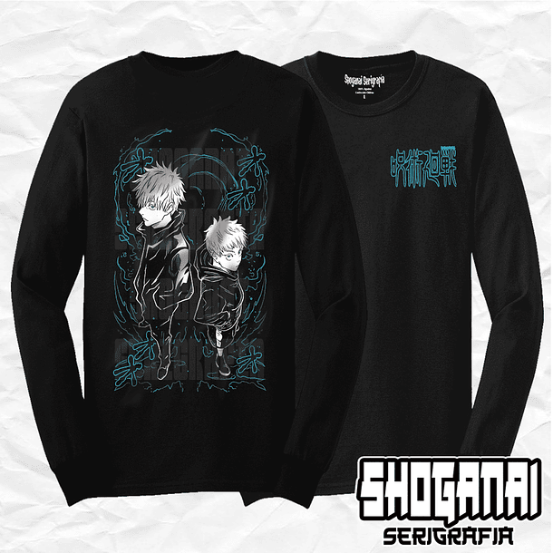 JJK58 Satoru Gojo - Jujutsu Kaisen / Polera manga larga 1