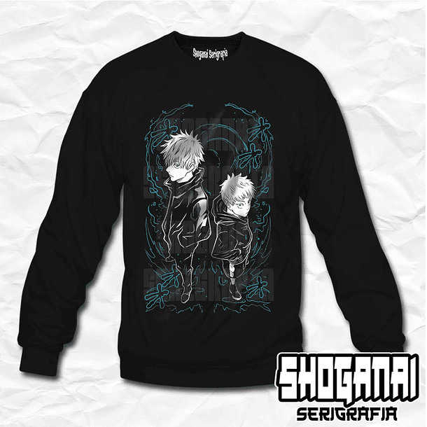 JJK58 Satoru Gojo - Jujutsu Kaisen / Crewneck - Poleron Polo 1