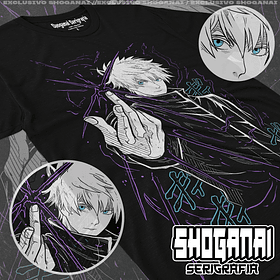 JJK60 Satoru Gojo - Jujutsu Kaisen / Polera manga corta