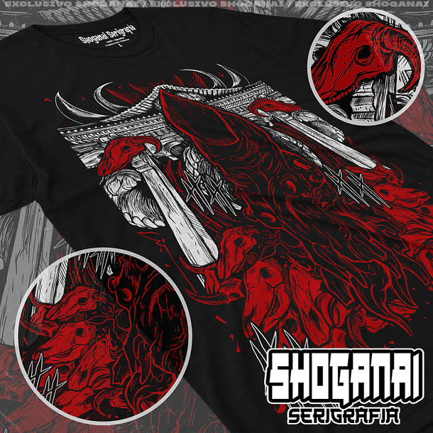 JJK62 Ryomen Sukuna - Jujutsu Kaisen / Polera manga corta 1