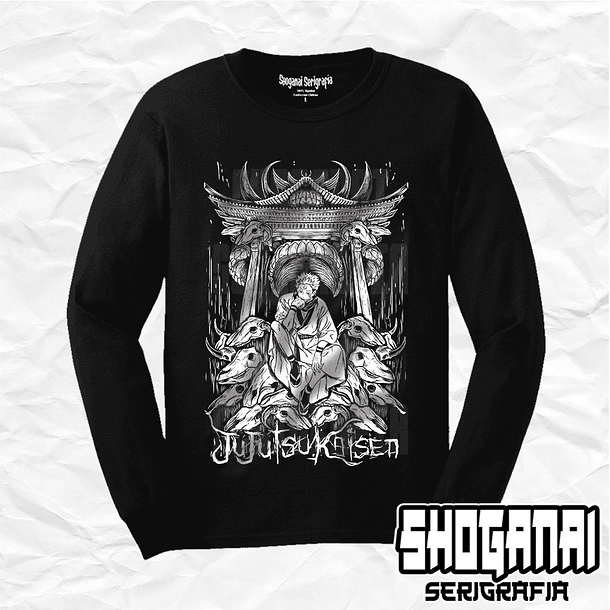 JJK63 Ryomen Sukuna - Jujutsu Kaisen / Polera manga larga 1