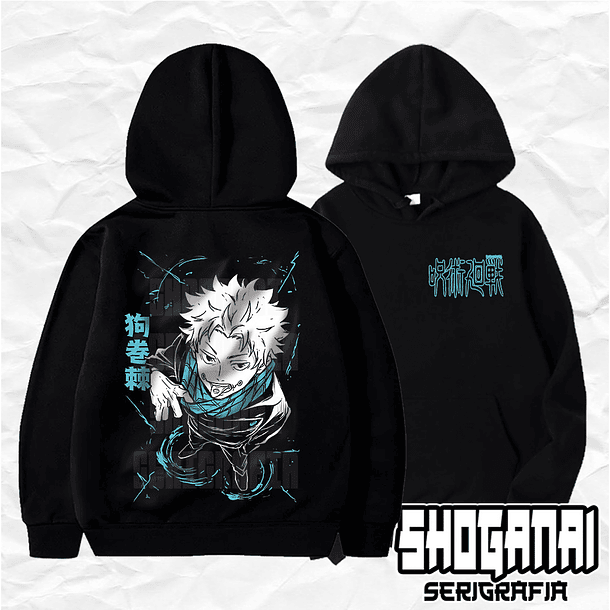 JJK64 Toge Inumaki - Jujutsu Kaisen / Hoddie - Poleron Canguro 1