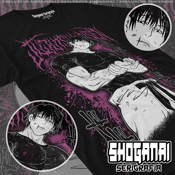 JJK65 Toji Fushiguro - Jujutsu Kaisen / Polera manga corta 1