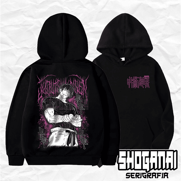 JJK65 Toji Fushiguro - Jujutsu Kaisen / Hoddie - Poleron Canguro 1