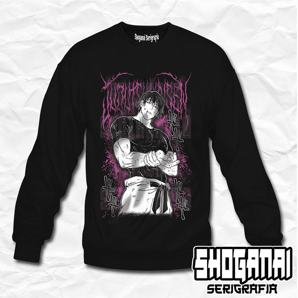 JJK65 Toji Fushiguro - Jujutsu Kaisen / Crewneck - Poleron Polo 1