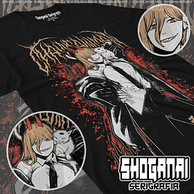 CHSM25 Power - Chainsawman / Polera manga corta
