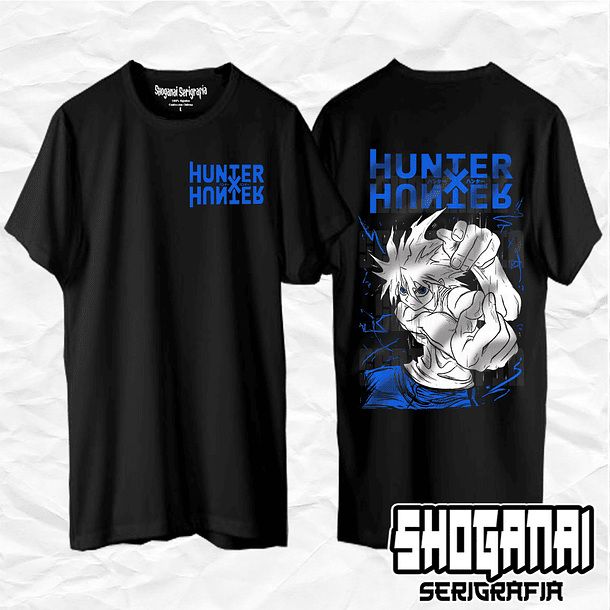 HXH01 Killua Zoldyck - Hunter X Hunter / Polera manga corta 1