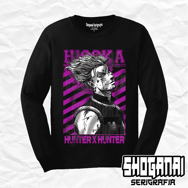 HXH02 Hisoka Morow - Hunter X Hunter / Polera manga larga 1