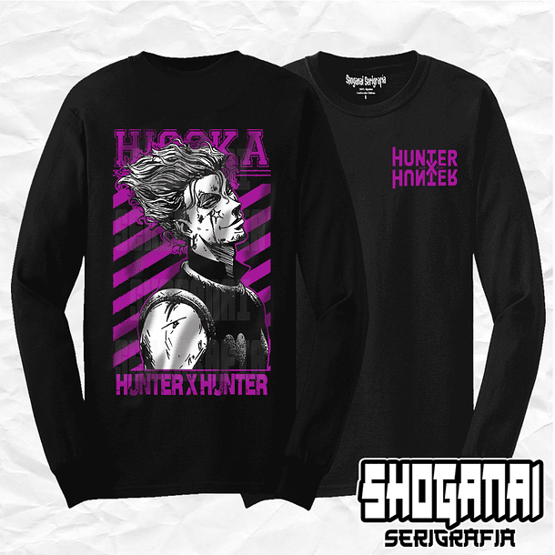 HXH02 Hisoka Morow - Hunter X Hunter / Polera manga larga 1
