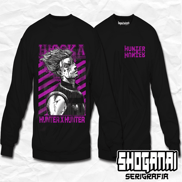 HXH02 Hisoka Morow - Hunter X Hunter / Crewneck - Poleron Polo 1