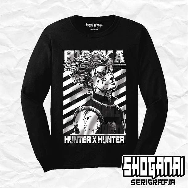 HXH02 OP2 Hisoka Morow - Hunter X Hunter / Polera manga larga 1