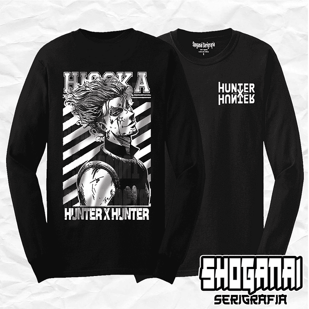 HXH02 OP2 Hisoka Morow - Hunter X Hunter / Polera manga larga 1