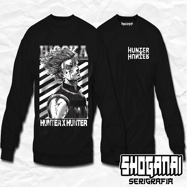 HXH02 OP2 Hisoka Morow - Hunter X Hunter / Crewneck - Poleron Polo 1