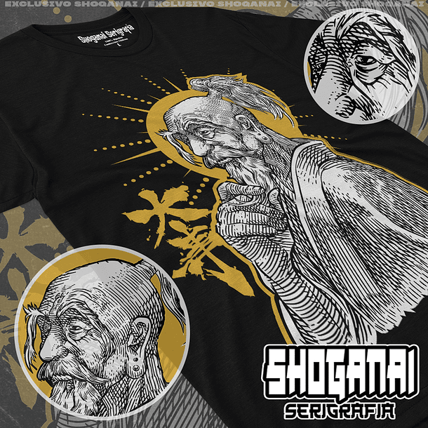 HXH03 Isaac Netero - Hunter X Hunter / Polera manga corta 1