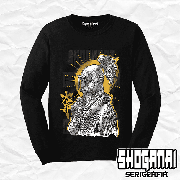 HXH03 Isaac Netero - Hunter X Hunter / Polera manga larga 1