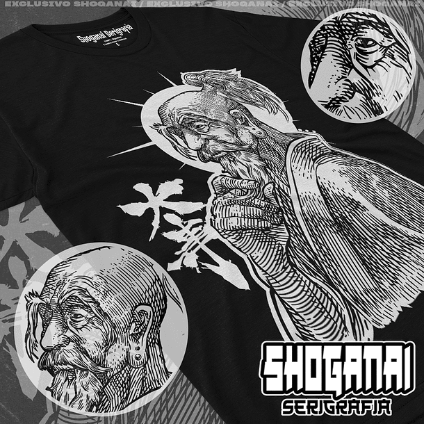 HXH03 OP2 Isaac Netero - Hunter X Hunter / Polera manga corta 1