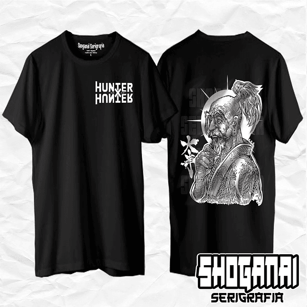 HXH03 OP2 Isaac Netero - Hunter X Hunter / Polera manga corta 1