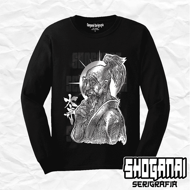 HXH03 OP2 Isaac Netero - Hunter X Hunter / Polera manga larga 1