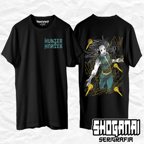 HXH12 Illumi Zoldyck - Hunter X Hunter / Polera manga corta 1