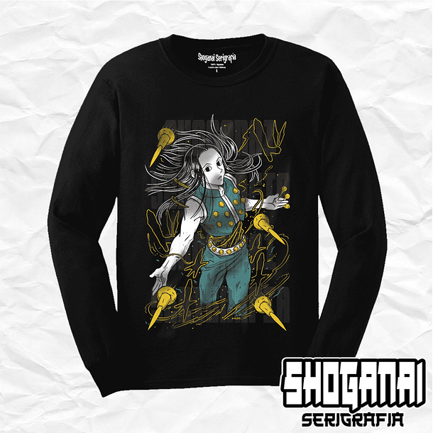 HXH12 Illumi Zoldyck - Hunter X Hunter / Polera manga larga 1