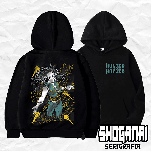 HXH12 Illumi Zoldyck - Hunter X Hunter / Hoddie - Poleron Canguro 1
