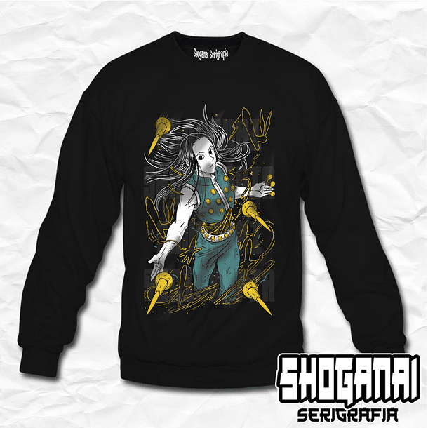 HXH12 Illumi Zoldyck - Hunter X Hunter / Crewneck - Poleron Polo 1