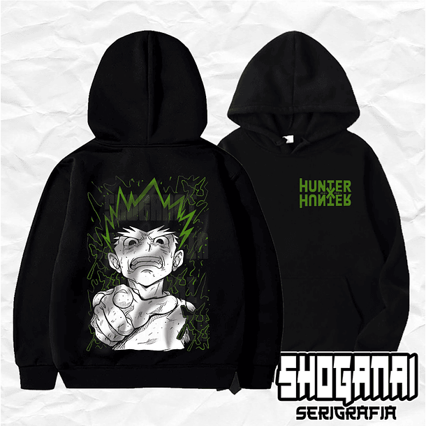 HXH15 Gon Freecs - Hunter X Hunter / Hoddie - Poleron Canguro 1