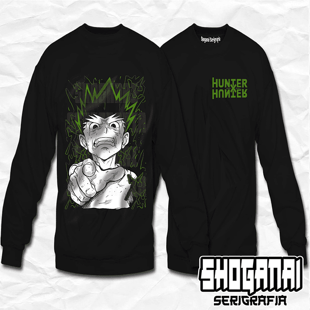 HXH15 Gon Freecs - Hunter X Hunter / Crewneck - Poleron Polo 1