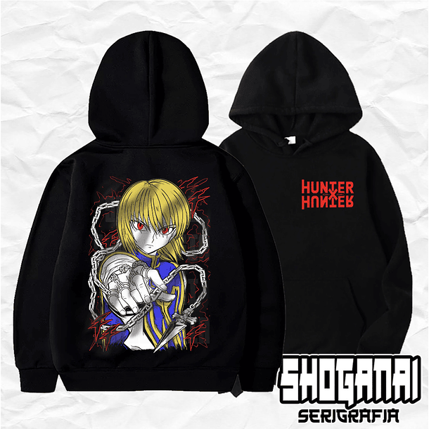 HXH17 Kurapika - Hunter X Hunter / Hoddie - Poleron Canguro 1