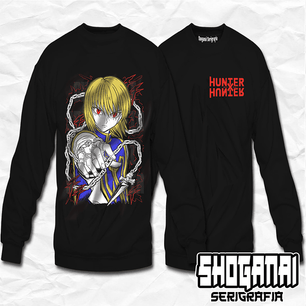 HXH17 Kurapika - Hunter X Hunter / Crewneck - Poleron Polo 1