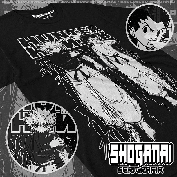 HXH18 OP3 Killua y Gon - Hunter X Hunter / Polera manga corta 1