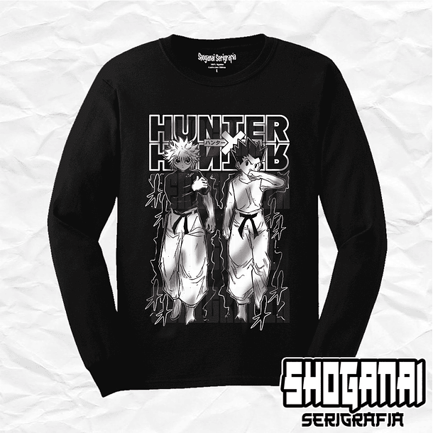 HXH18 OP3 Killua y Gon - Hunter X Hunter / Polera manga larga 1