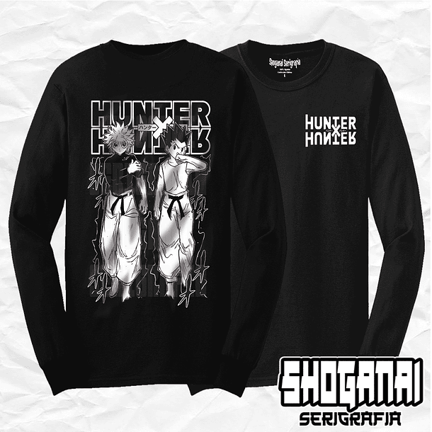 HXH18 OP3 Killua y Gon - Hunter X Hunter / Polera manga larga 1