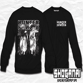 HXH18 OP3 Killua y Gon - Hunter X Hunter / Crewneck - Poleron Polo