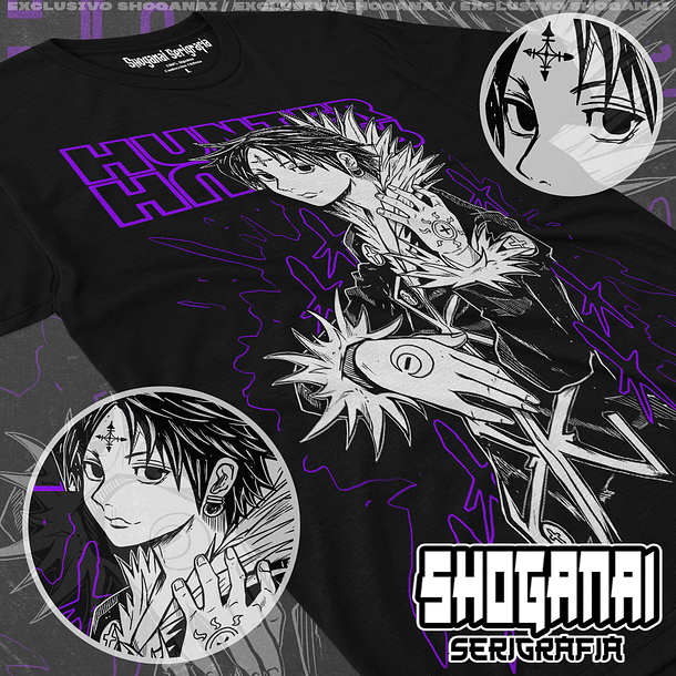 HXH19 OP2 Chrollo Lucifer - Hunter X Hunter / Polera manga corta 1