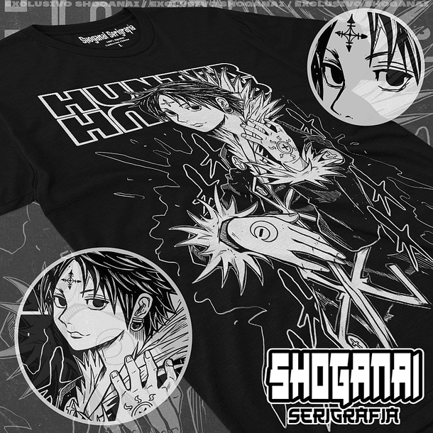 HXH19 OP3 Chrollo Lucifer - Hunter X Hunter / Polera manga corta 1