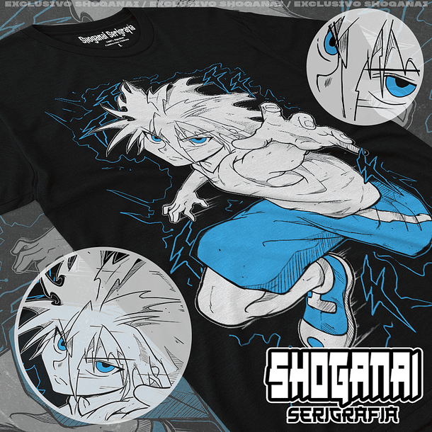HXH20 Killua Zoldyck - Hunter X Hunter / Polera manga corta 1