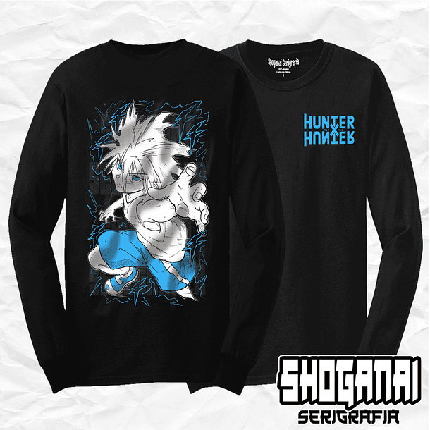 HXH20 Killua Zoldyck - Hunter X Hunter / Polera manga larga 1