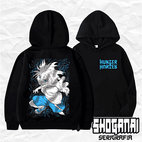 HXH20 Killua Zoldyck - Hunter X Hunter / Hoddie - Poleron Canguro