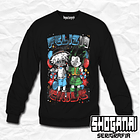 HXH21 Killua y Gon Fiestas Patrias 18SEPT - Hunter X Hunter / Crewneck - Poleron Polo 1