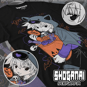 HXH25 Killua Zoldyck Halloween - Hunter X Hunter / Polera manga corta