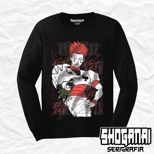 HXH26 Hisoka Morow - Hunter X Hunter / Polera manga larga 1