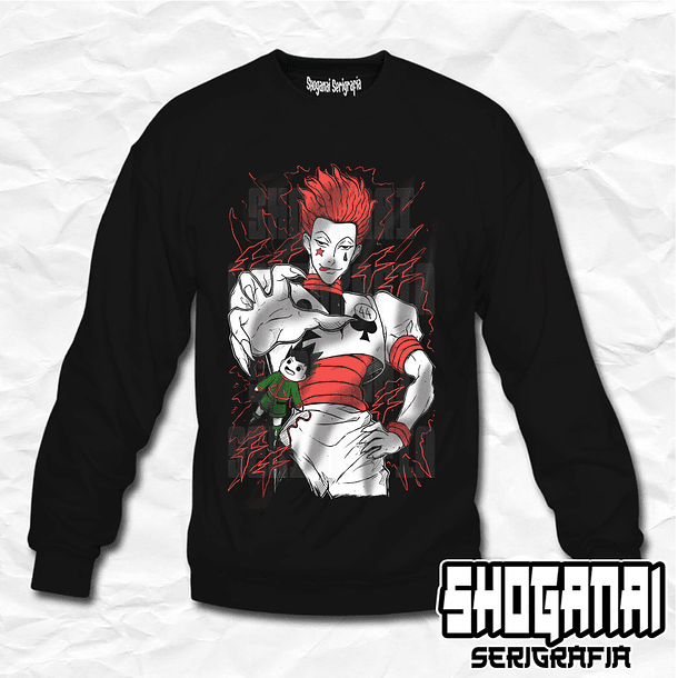 HXH26 Hisoka Morow - Hunter X Hunter / Crewneck - Poleron Polo 1