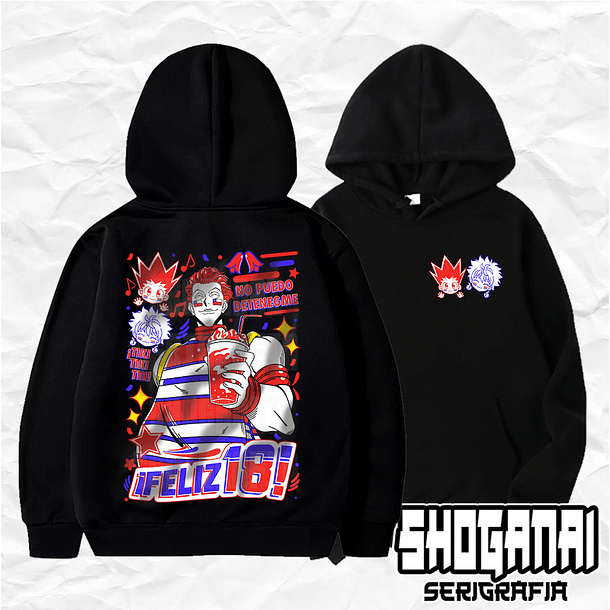 HXH33 Hisoka Fiestas Patrias 18SEPT - Hunter X Hunter / Hoddie - Poleron Canguro 1