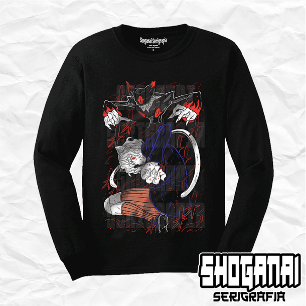 HXH34 Neferpitou - Pitou - Hunter X Hunter / Polera manga larga 1
