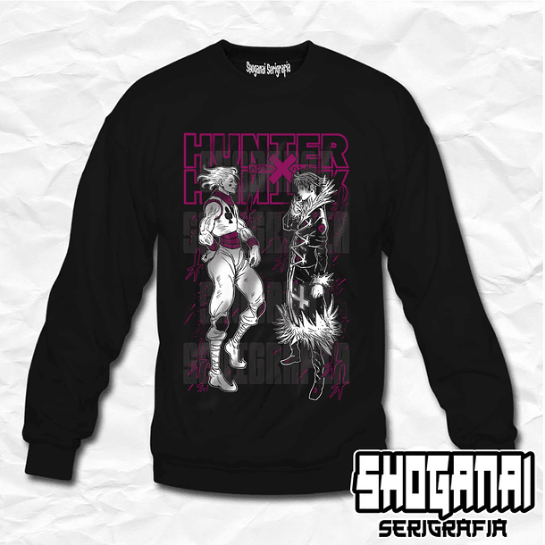 HXH35 Hisoka Morow VS Chrollo Lucifer - Hunter X Hunter / Crewneck - Poleron Polo 1