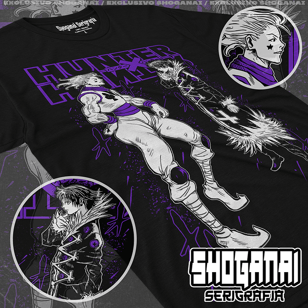 HXH35 OP2 Hisoka Morow VS Chrollo Lucifer - Hunter X Hunter / Polera manga corta 1