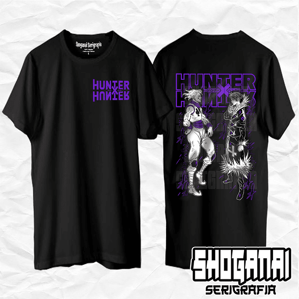 HXH35 OP2 Hisoka Morow VS Chrollo Lucifer - Hunter X Hunter / Polera manga corta 1