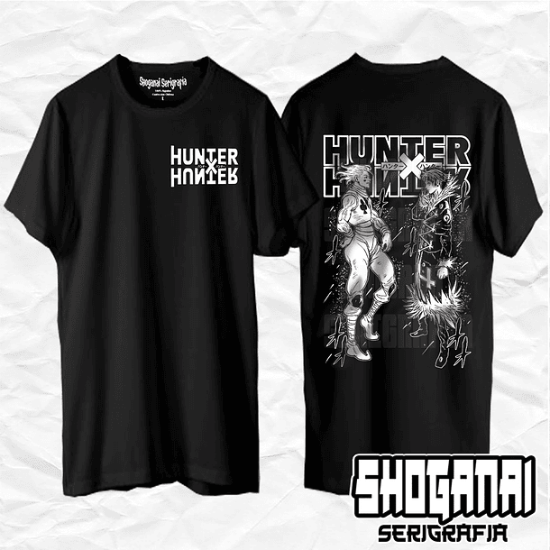 HXH35 OP3 Hisoka Morow VS Chrollo Lucifer - Hunter X Hunter / Polera manga corta 1