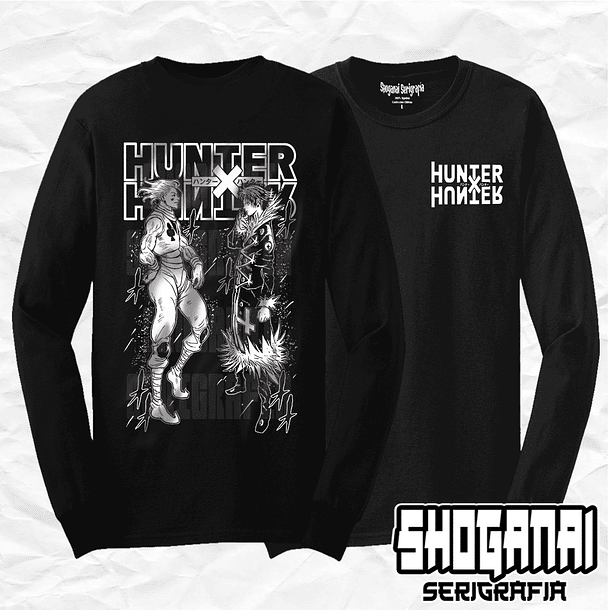 HXH35 OP3 Hisoka Morow VS Chrollo Lucifer - Hunter X Hunter / Polera manga larga 1